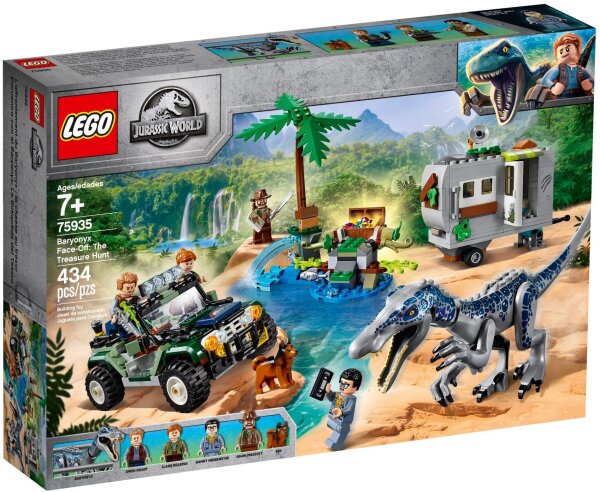 LEGO 75935 Jurassic World - Baryonyxs Kräftemessen: die Schatzsuche