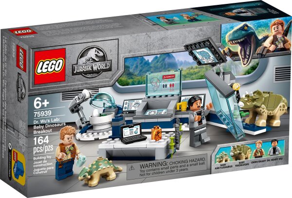 LEGO 75939 Jurassic World - Dr. Wus Labor: Ausbruch der Baby-Dinosaurier