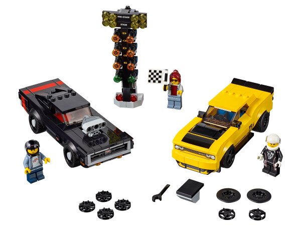 LEGO® Speed Champions 75893 2018 Dodge Challenger SRT Demon und 1970 Dodge Charger R/T