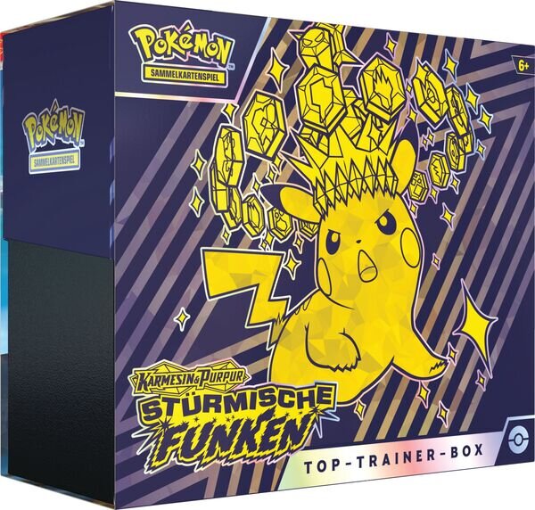 Pokemon - Karmesin & Purpur "Stürmische Funken" Top-Trainer Box